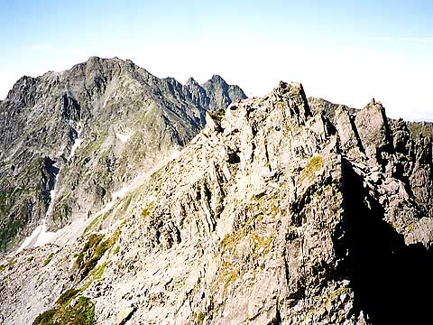 北穂高 涸沢岳 奥穂高岳 前穂岳