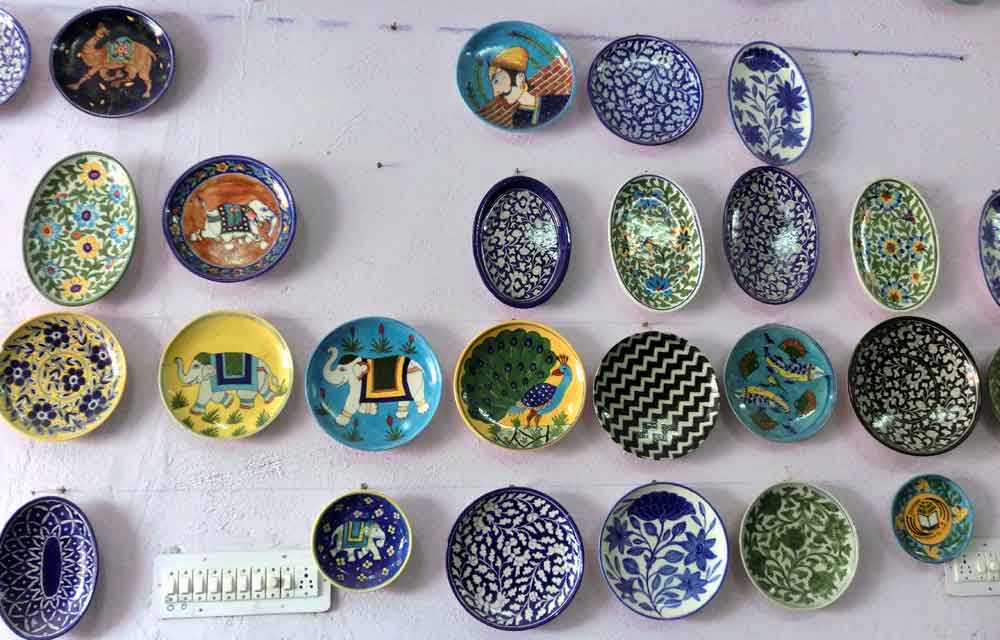 Jaipur Blue Pottery ジャイプル陶器